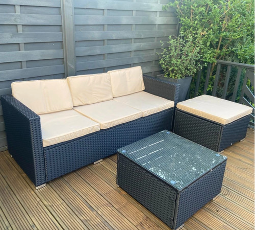Rattan garden furniture - furniture, set