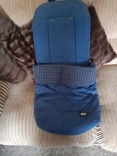 Britax blue with checked flap