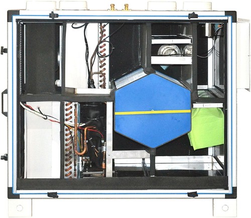 Mvhr heat recovery with built - heat,