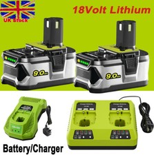 2X Battery 18V 9AH For Ryobi