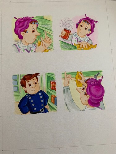 Fireman sam original artwork - fireman,