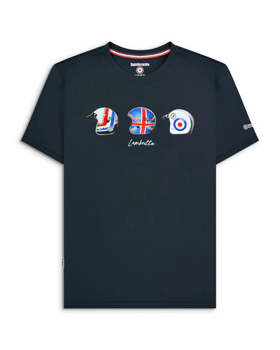 Lambretta mens helmet - helmet, tee