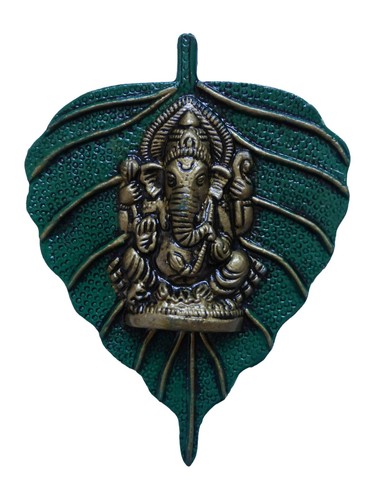 Ganesh bodhi leaf - bodhi, god