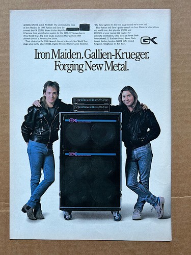 Iron maiden gallien krueger - iron,