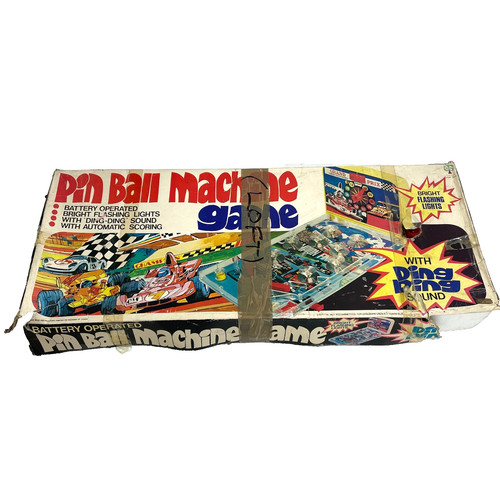 Vintage pinball machine table - machine,