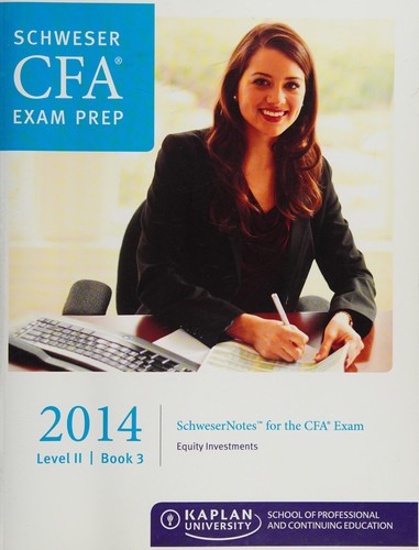 Schweser cfa level kaplan - level, 2