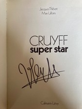 Johan Cruyff autograph signed football