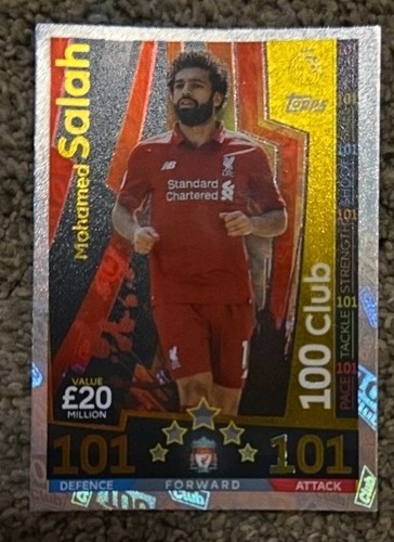 Mohammed salah 100 club topps - 100,