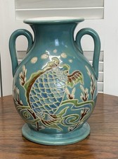 Vintage Large Oriental Teal