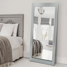 Silver Long Wall Mounted Bathroom Bedroom Hallway Living Room Mirror Full Length