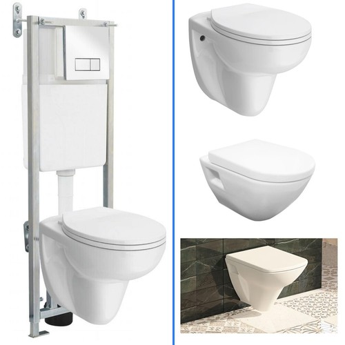 Btw toilet wall hung mounted - toilet,