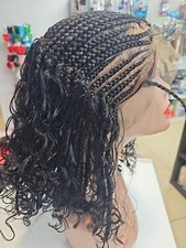 Braided Wig, Cornrow Wig, Afro Wig