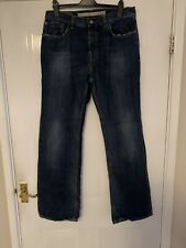 Mens Fat Face Blue Denim Jeans 24/7 Ref 88 - W34 Long - Classic Work Pants