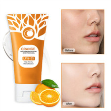 50g Orange Exfoliating Whitening Gel Scrub Face Body Brigtening Skin Facial Care