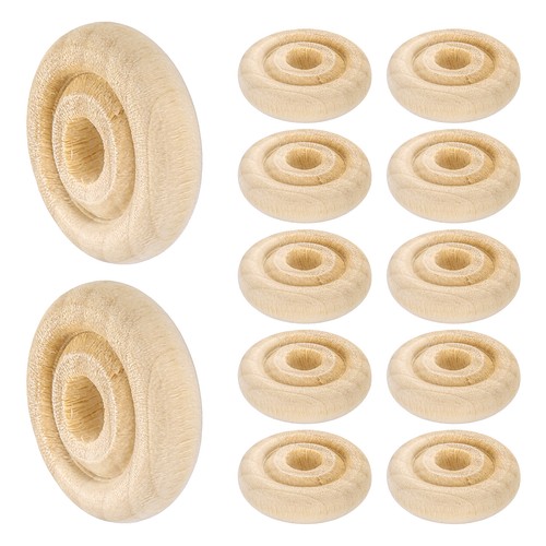 12pcs slab wooden - wooden, 7/8"