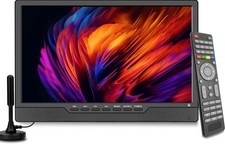 14-Inch Portable TV with Digital DVB-T2 Tuner - 12V, Black KCR 