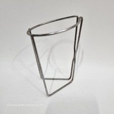 NOS Vintage 1930s–50s Chrome Wire Bottle Bidon Cage Downtube/Handlebar Eroica #2