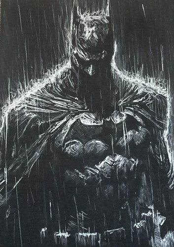 Original batman art pencil - art, &
