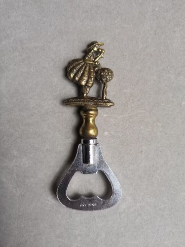 Vtg brass double - brass, lady