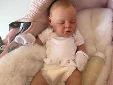 Lifelike Doll " Noah Asleep" Reva schick sleep Reborn Fake Baby Living Realistic