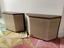 Acoustic Research AR-MST Walnut Speakers Vintage (A Pair) Good Condition