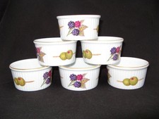 6 Royal Worcester ramekins