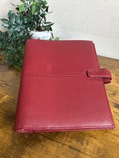 Filofax Burgundy Red  Finchley
