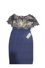 Navy blue Zeila Gonna lace