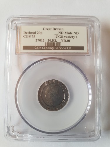 20p undated mule - , genuine