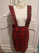 Frill Red Tartan Size 16