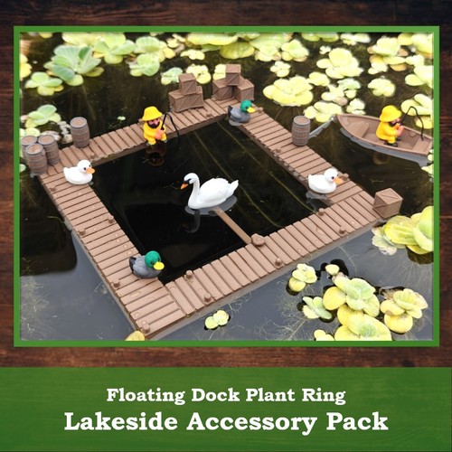 Aquarium dock decoration - aquarium,