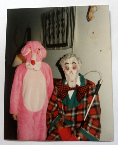 Vintage halloween snapshot - vintage,