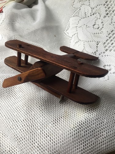 Model wwii wooden biplane - wwii,