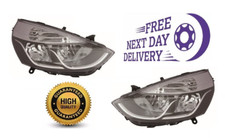 Renault Clio 2013-2016 Front Headlamp Headlight Chrome Left Right N/s O/s Pair🔥