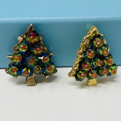 Vintage christmas tree pin - vintage,
