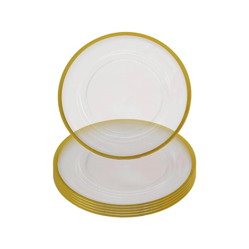 Glass charger plates - plates, 13"