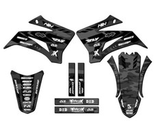 2008-2025 TTR 125 APACHE Grey Senge Graphics Kit Compatible with Yamaha