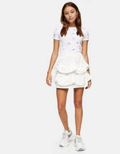 EX Topshop Taffeta Ruffle Mini