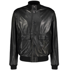 LATINI Black Leather Jacket