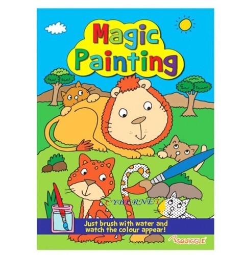 Magic painting colouring - a4,