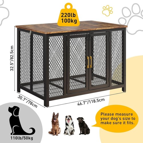 Large dog crate heavy - 48",