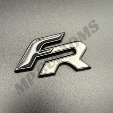 Gloss Black & White FR Badge