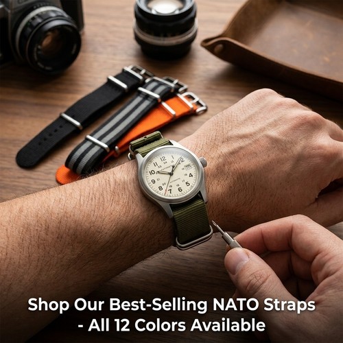 Nato watch strap nylon band - watch,