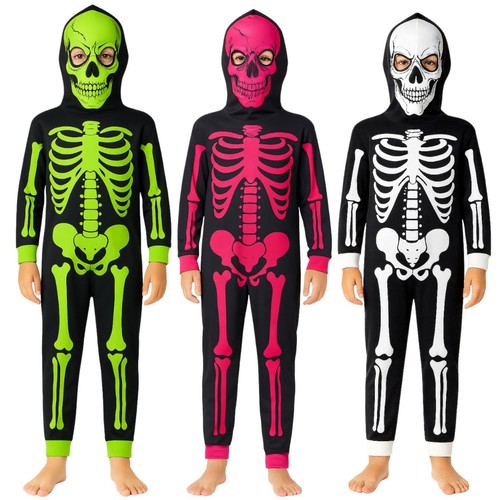 Kids girls boys skeleton - girls,