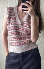 Toast Wool Fairisle Tank