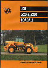 JCB 520 & 520S Loadall Telescopic Handler Brochure Leaflet