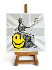 RYCA Rude Britannia Signed & Numbered Limited Edition 100 Art Print Not Banksy