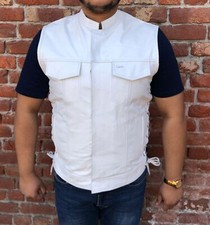 SOA Men's Leather Vest Anarchy