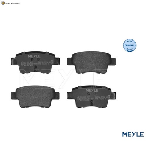 Brake pad set disc - set, 025