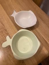 Two Fish Shaped Ceramic Bowls